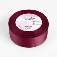 Лента репсовая, 40 мм, 23&plusmn;1 м, бордовая №80