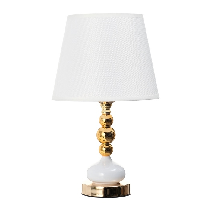 Лампа настольная Лампа настольная "Суть" 1х40Вт Е27 золото 22х22х36см