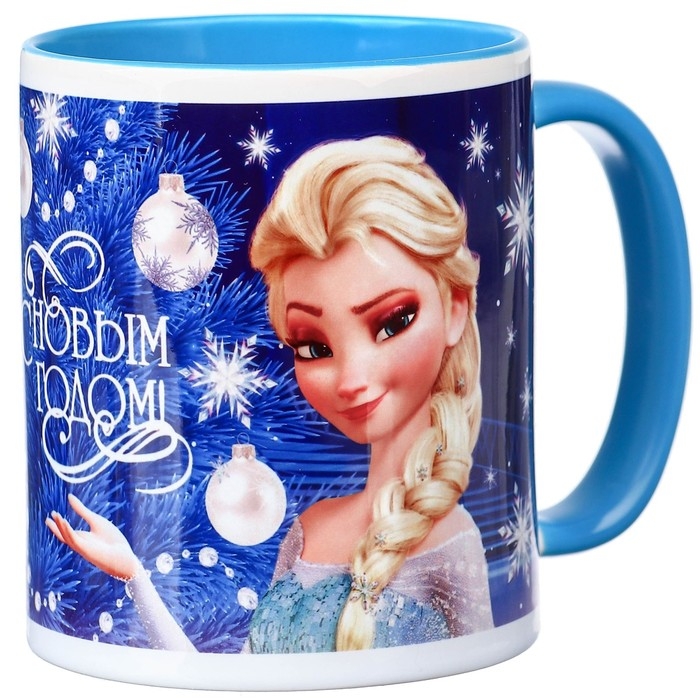Кружка керамическая Кружка керамическая "С Новым годом!" 320 мл, Холодное сердце