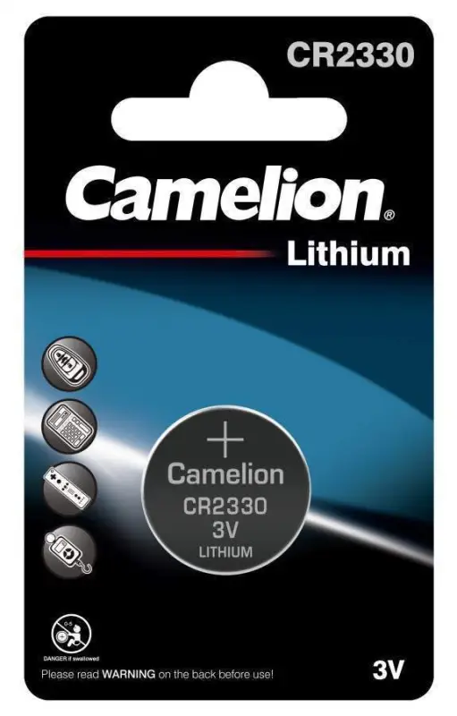 Батарейка Camelion CR2330 BL1 Lithium 3V (1/10/1800) Батарейка Camelion CR2330 BL1 Lithium 3V (1/10/1800)