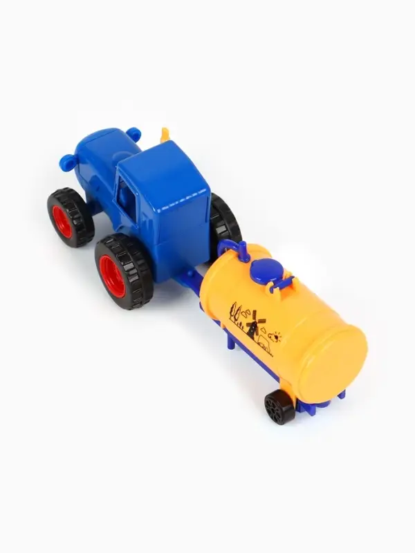 Игрушка трактор с бочкой