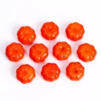 Основа для творчества и декора &laquo;Тыква&raquo;, набор 10 шт., размер 1 шт. &mdash; 3.4&times;3.4&times;2 см