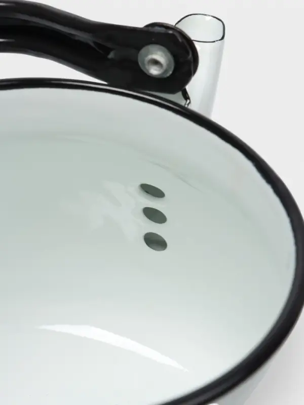 Чайник, 3 л, эмалированная сталь, рисунок МИКС, белый