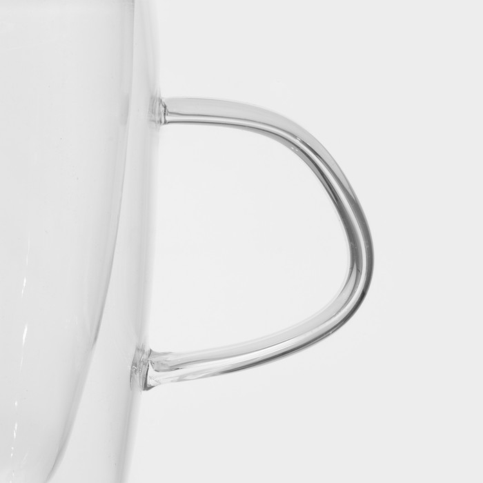 Кружка стеклянная с двойными стенками Magistro «Дуо», 280 мл Кружка стеклянная с двойными стенками Magistro «Дуо», 280 мл