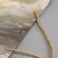 Пакет подарочный "Мрамор" , с бантиком , 35 х 30 х 10 см