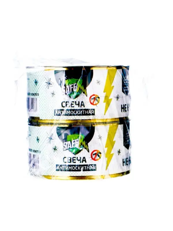 Свеча антимоскитная SAFEX, 2 штуки