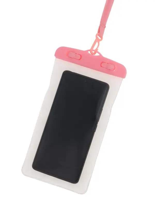 Чехол водонепроницаемый Luazon, для телефонов, размер 20&times;10.5 см, розовый