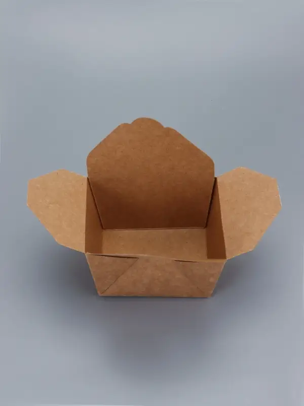 Контейнер одноразовый, коробка пищевая, для лапши, 600 мл, 11&times;9&times;7.3 см