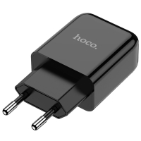 Сетевое зарядное устройство Hoco N2, USB - 2.1 А, черный