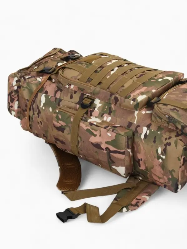 Рюкзак туристический Adventure мужской, 80 л, oxford, камуфляж мультикам