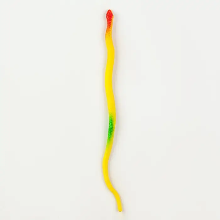 Резиновая игрушка «Змея. Ужик», 18 см, цвета МИКС Резиновая игрушка «Змея. Ужик», 18 см, цвета МИКС