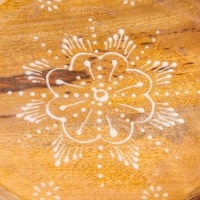 Блюдо «Пряник», дерево манго, 25×25×5 см