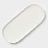 Блюдо сервировочные Magistro White Snow, 34.5&times;15.5&times;2 см, фарфор, белое