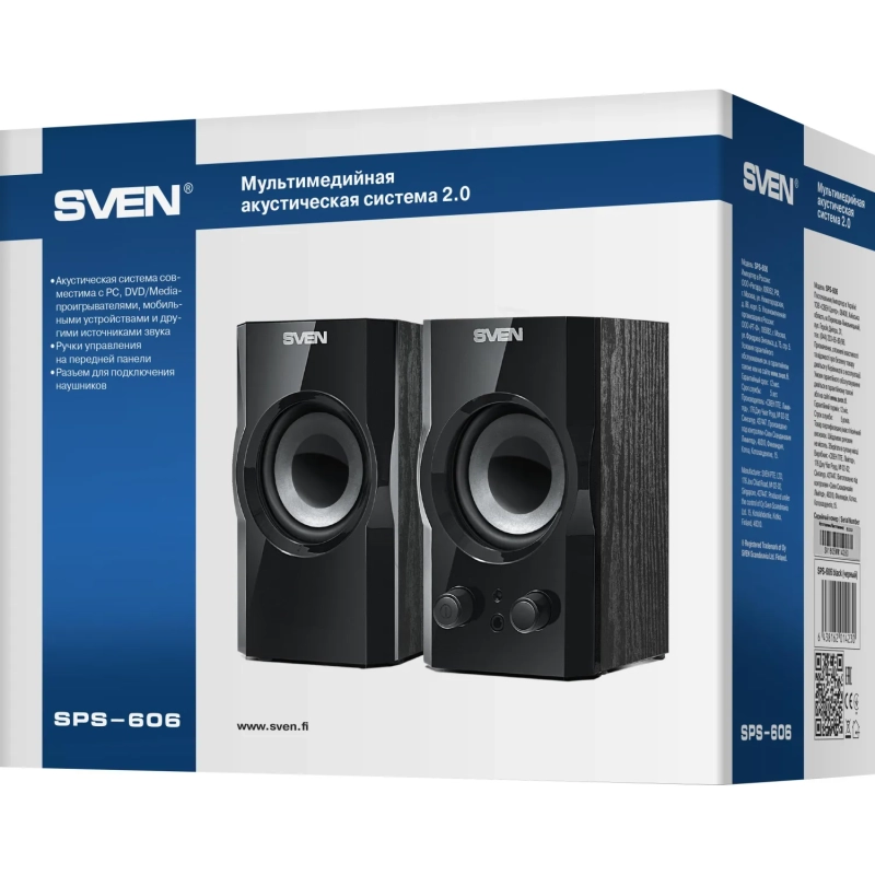 Акустическая система Sven SPS-606, черный (6 Вт)
