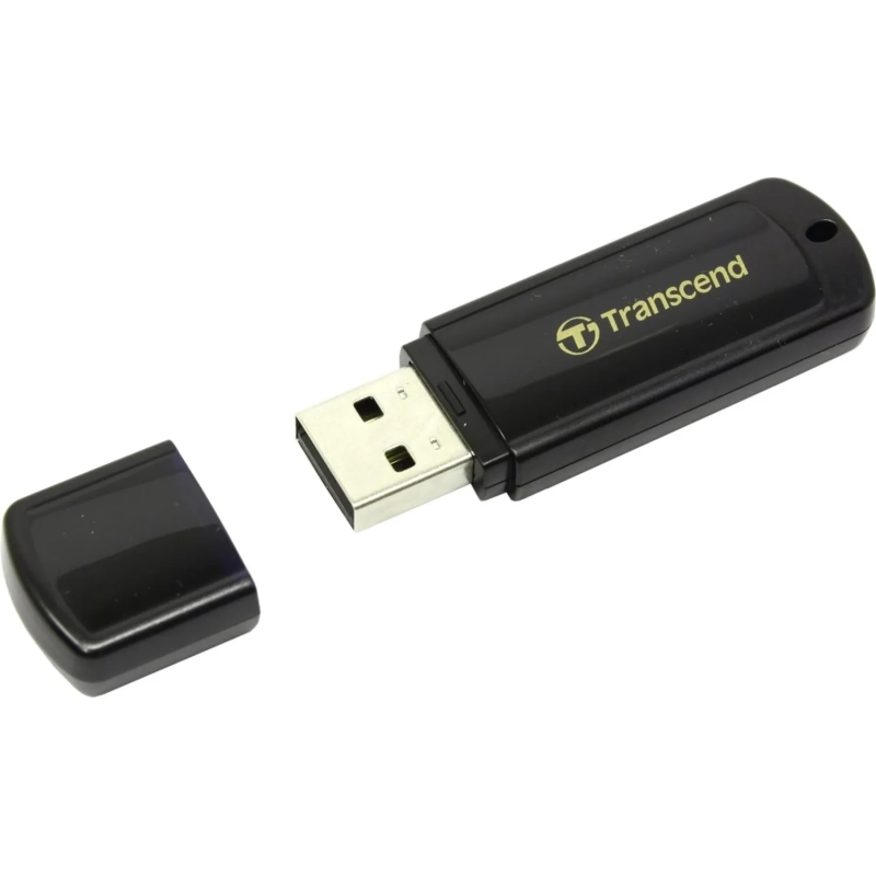 Флеш-память Transcend JetFlash 350, 8Gb, USB 2.0, чер, TS8GJF350