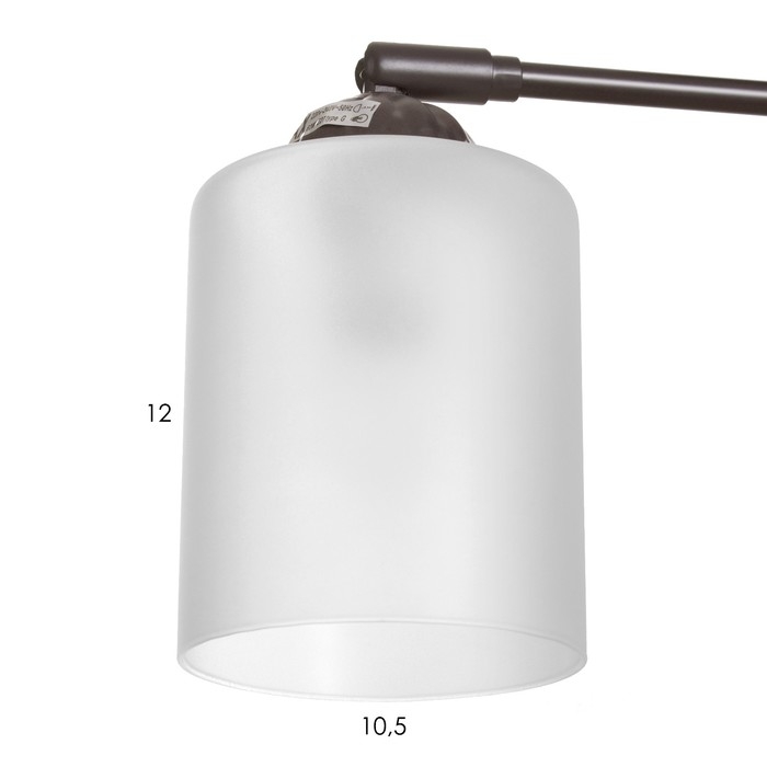 Люстра Люстра "Исла" 3х60Вт Е27 Коричневый 48х48х22см