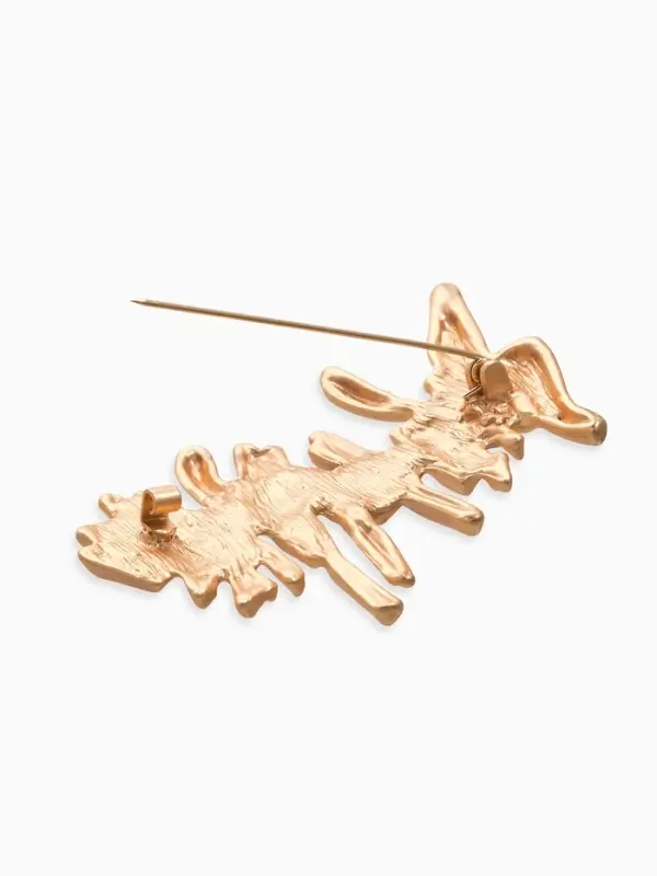 Брошь корейский стиль «Столоктиты», цвет золото Брошь корейский стиль «Столоктиты», цвет золото