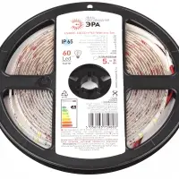 Лента светодиодная 4,8Вт/м 12В 3000К IP65 60LED/м LS2835-60LED-IP65-WW-eco-5m