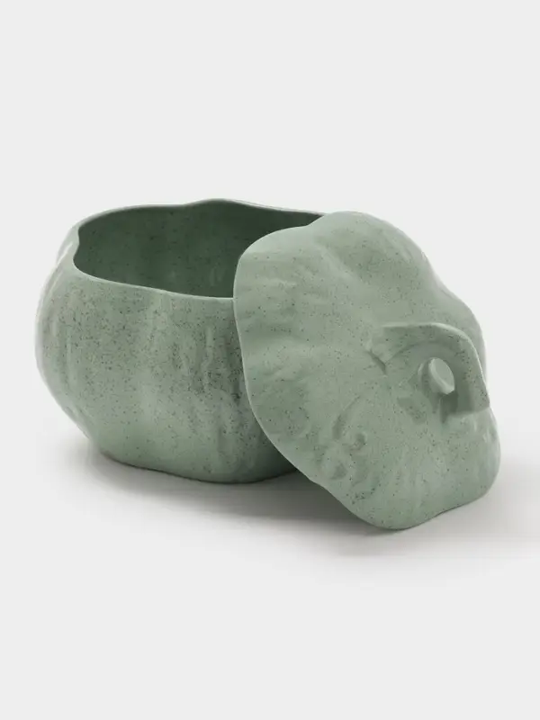 Горшок для запекания Борисовская керамика «Тыква», 2.4 л, зелёный Горшок для запекания Борисовская керамика «Тыква», 2.4 л, зелёный