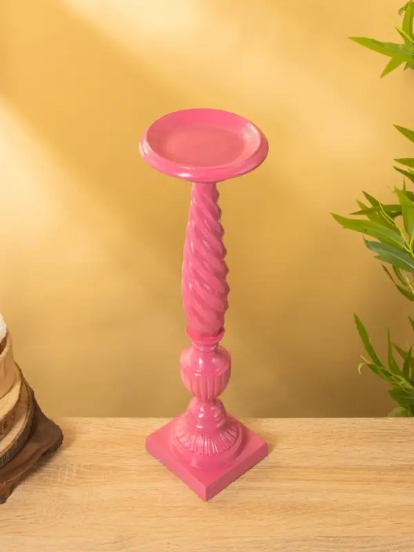 Подсвечник «Вдохновение», 12.5×12.5×42 см, алюминий