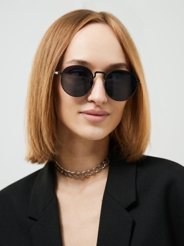 Очки солнечные круглые, uv 400, ширина 14 см, дужка 14 см Очки солнечные круглые, uv 400, ширина 14 см, дужка 14 см