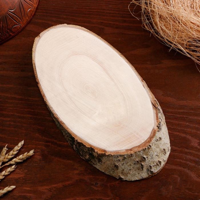 Спил осины, косой, 30х14 ±2см Спил осины, косой, 30х14 ±2см
