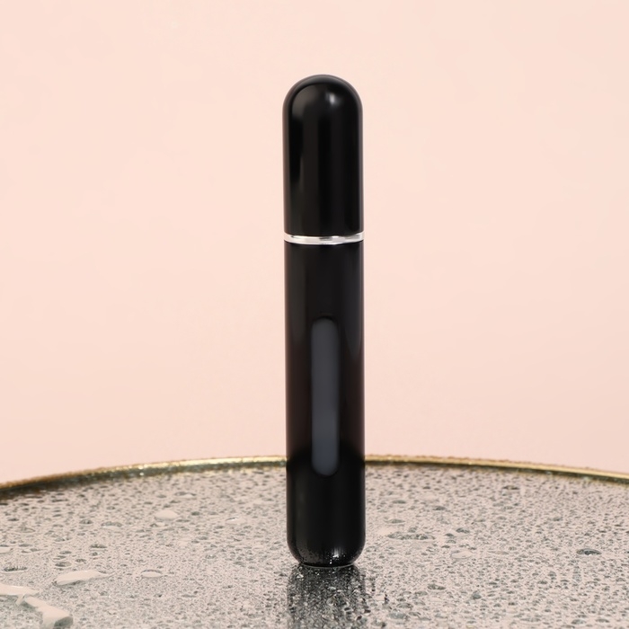 Атомайзер для парфюма, с распылителем, 8 мл, цвет чёрный Атомайзер для парфюма, с распылителем, 8 мл, цвет чёрный