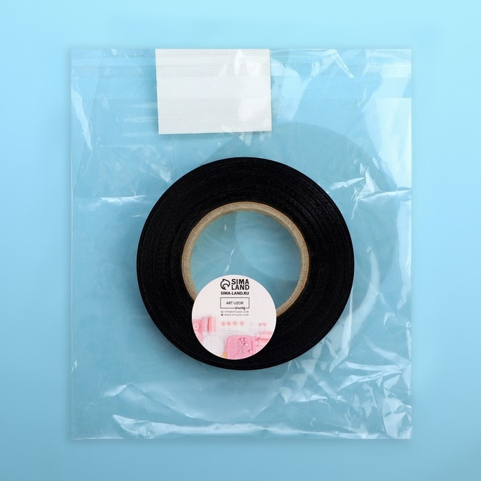Размерник сатиновый, «S», 1000 шт, 12 мм, 30 м, цвет чёрный Размерник сатиновый, «S», 1000 шт, 12 мм, 30 м, цвет чёрный