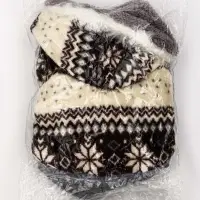 Комбинезон "Лапландия", с подкладом, размерразмер M (ДС 30, ОГ 40, ОШ 30 см), серый/бордо