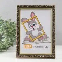 Фоторамка для фото 15&times;21 см Keep memories &laquo;Винтаж&raquo;, пластик, венге, (пластиковый экран)