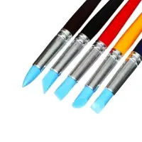 Набор кистей для рисования, 5 штук, круглые, латекс, большие, МИКС