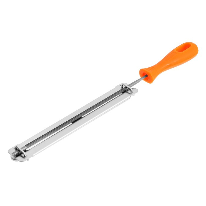 Набор для заточки цепей пил ТУНДРА, сталь ШХ15, шаг 0.325 Набор для заточки цепей пил ТУНДРА, сталь ШХ15, шаг 0.325", паз 1.3-1.6 мм, d=4.8 мм, плашка