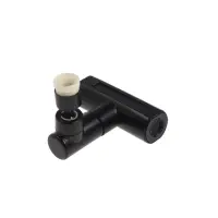 Аэратор ZEIN, 4 режима, поворотный, универсальный переходник, черный