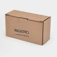 Подставка для яйца Magistro &laquo;Бланш&raquo;, 5&times;6.5 см, фарфор, белая