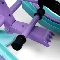 Снегокат &laquo;Twiny1+&raquo; с пингвинятами, со спинкой, голубой, фиолетовый, TW1+/П Nika Kids