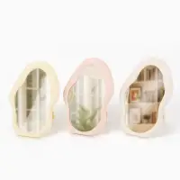 Зеркало настольное, декоративное, 17.5&times;25 см, (12.5&times;21 см), МИКС