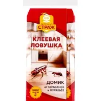 Клеевая ловушка домик от тараканов и муравьев &laquo;Бдительный Страж&raquo;, 1 шт.