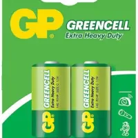 Батарейка GP GreenCell R14 C BL2 Heavy Duty 1.5V (2/20/240)