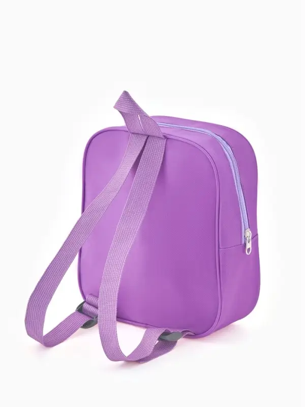 Рюкзак детский 20,5*9*24, отд на молнии, собака сиреневый