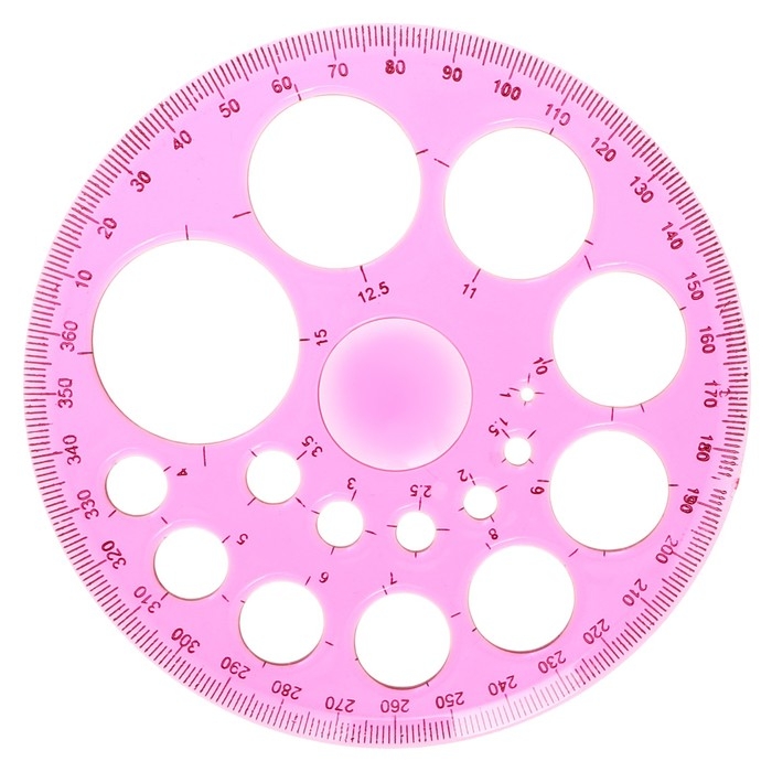Набор геометрический, чертежный, блистер: линейка 30 см, 2 треугольника, транспортир, трафарет окружности, МИКС Набор геометрический, чертежный, блистер: линейка 30 см, 2 треугольника, транспортир, трафарет окружности, МИКС
