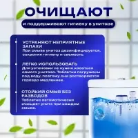 Чистящие таблетки для унитаза, 40 г, 10 шт.