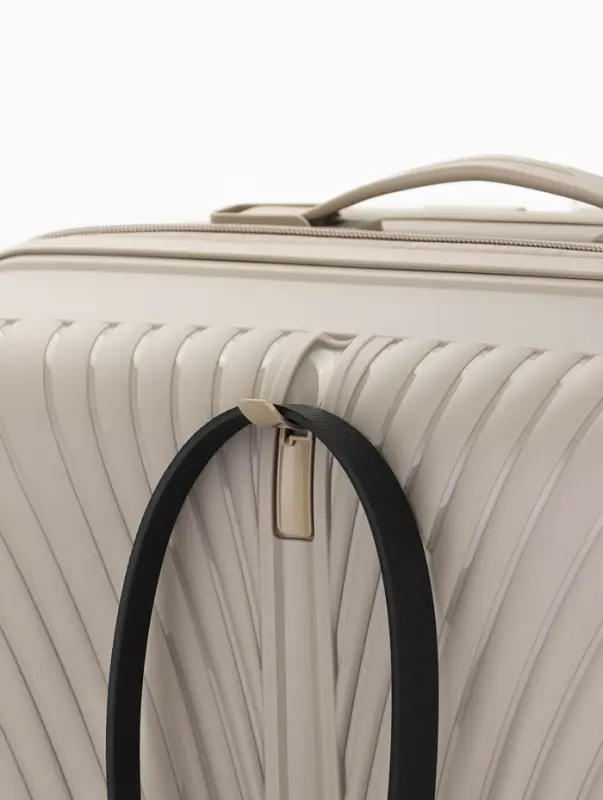 Чемодан на колёсах, 24", кодовый замок, 40&times;24&times;65 см, бежевый