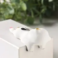 Фигурка настольная &laquo;Котик висячий&raquo;, на полку, керамика, 9 см, белый