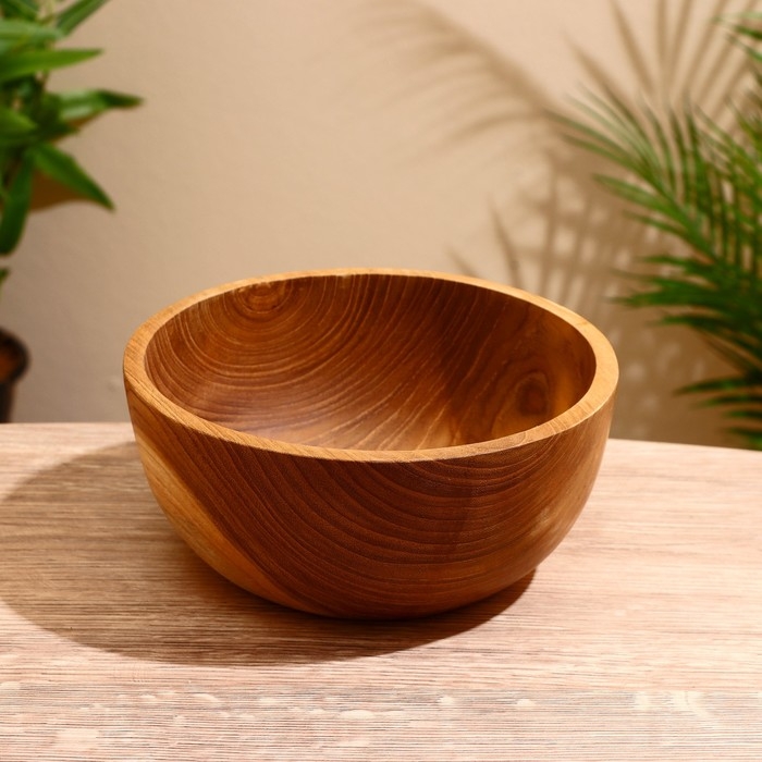 Салатник 20х20х9 см, тиковое дерево Салатник 20х20х9 см, тиковое дерево