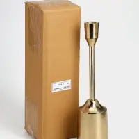 Подсвечник &laquo;Доблесть&raquo;, 8&times;8&times;30 см, золотой алюминий