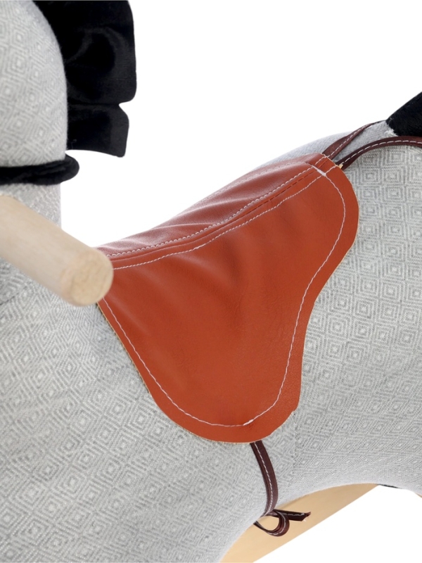 Качалка "Конь Восток", цвет светло-серый 990014