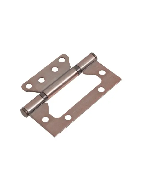 Петля-бабочка ТУНДРА, 100&times;70&times;1.3 мм, универсальная, без врезки, цвет медь, 2 шт.