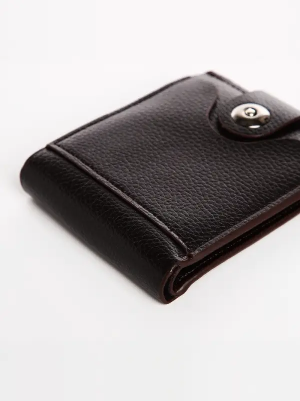 Портмоне мужское &laquo;Фади&raquo;, на магните, отдел для купюр, для карт, для монет, коричневое