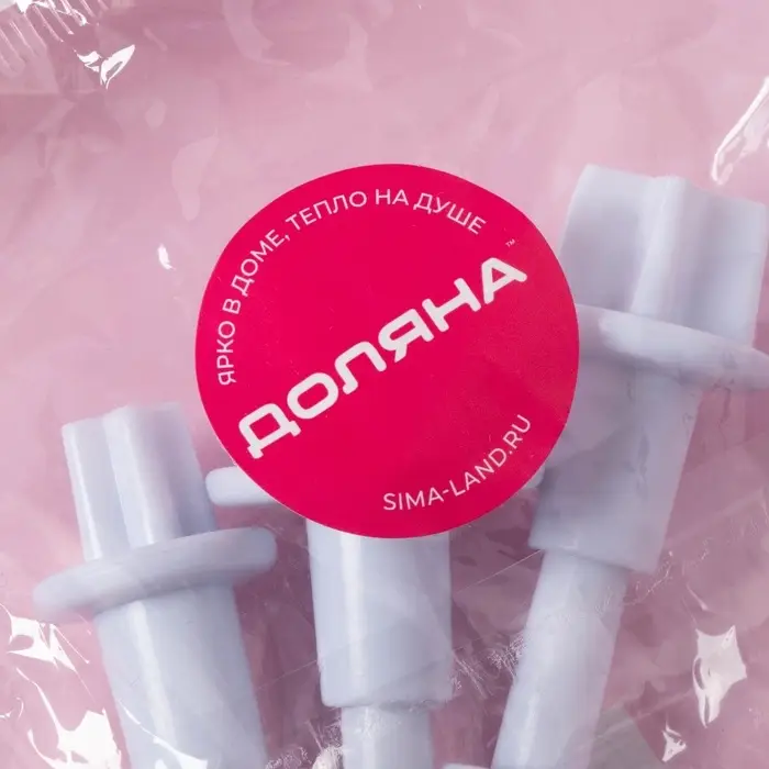 Плунжеры кондитерские Доляна &laquo;Звёздочка&raquo;, набор 3 шт.: d=2 см, d=2.2 см, d=2.5 см, пластик, белые