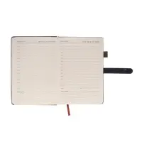 Ежедневник недатированный формат А5, 80л, линия, с ручкой, подар коробка, Синий